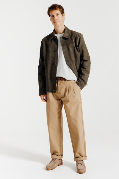 Tee shirt en c&ocirc;te manches longues