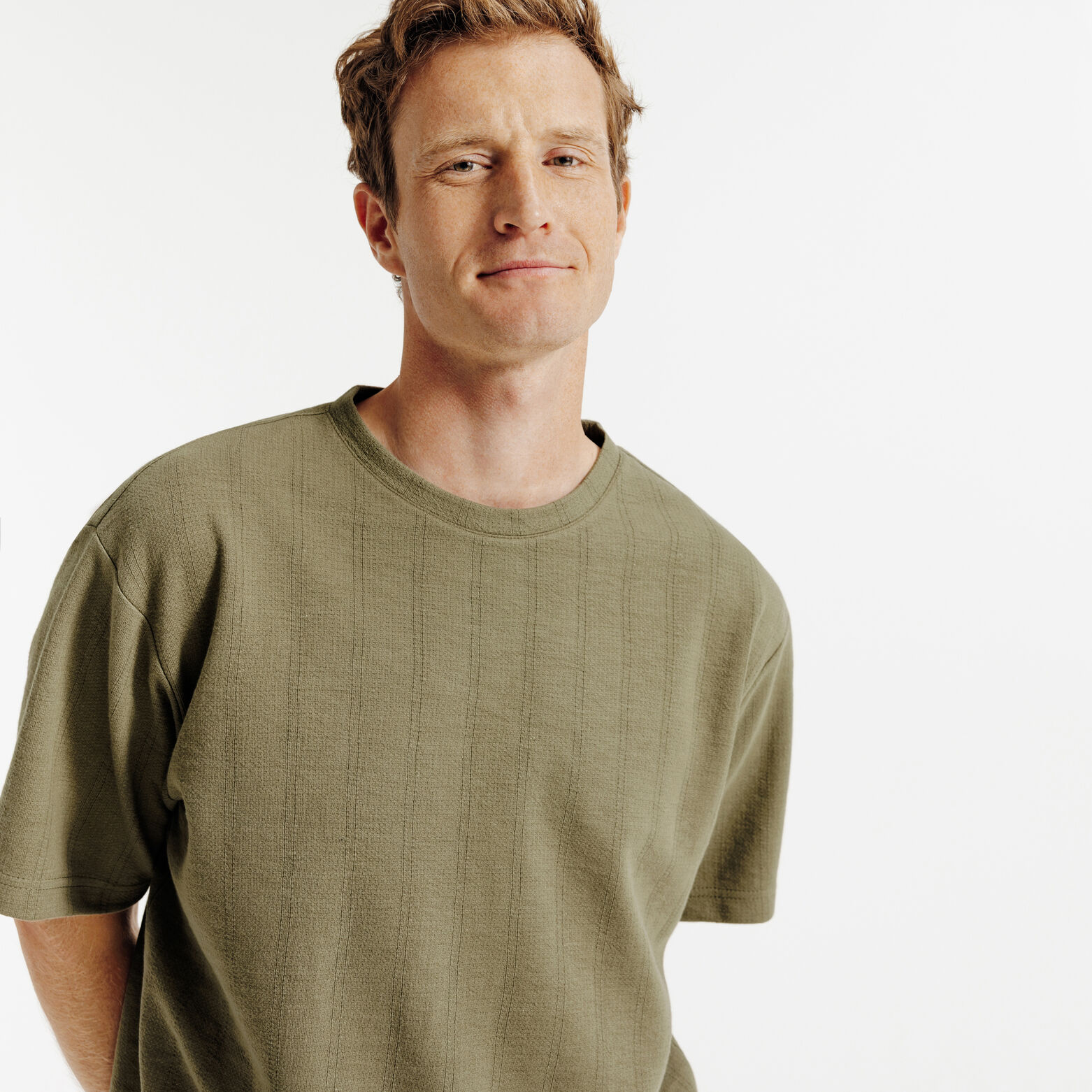 T-shirt in fantasiestof