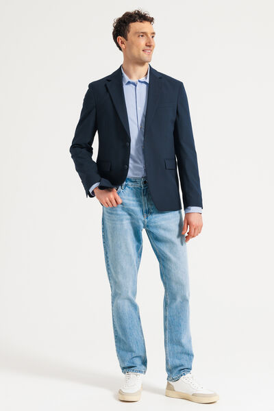 Chemise regular carreaux en coton