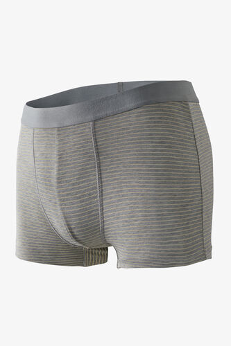 Boxer rayé en coton