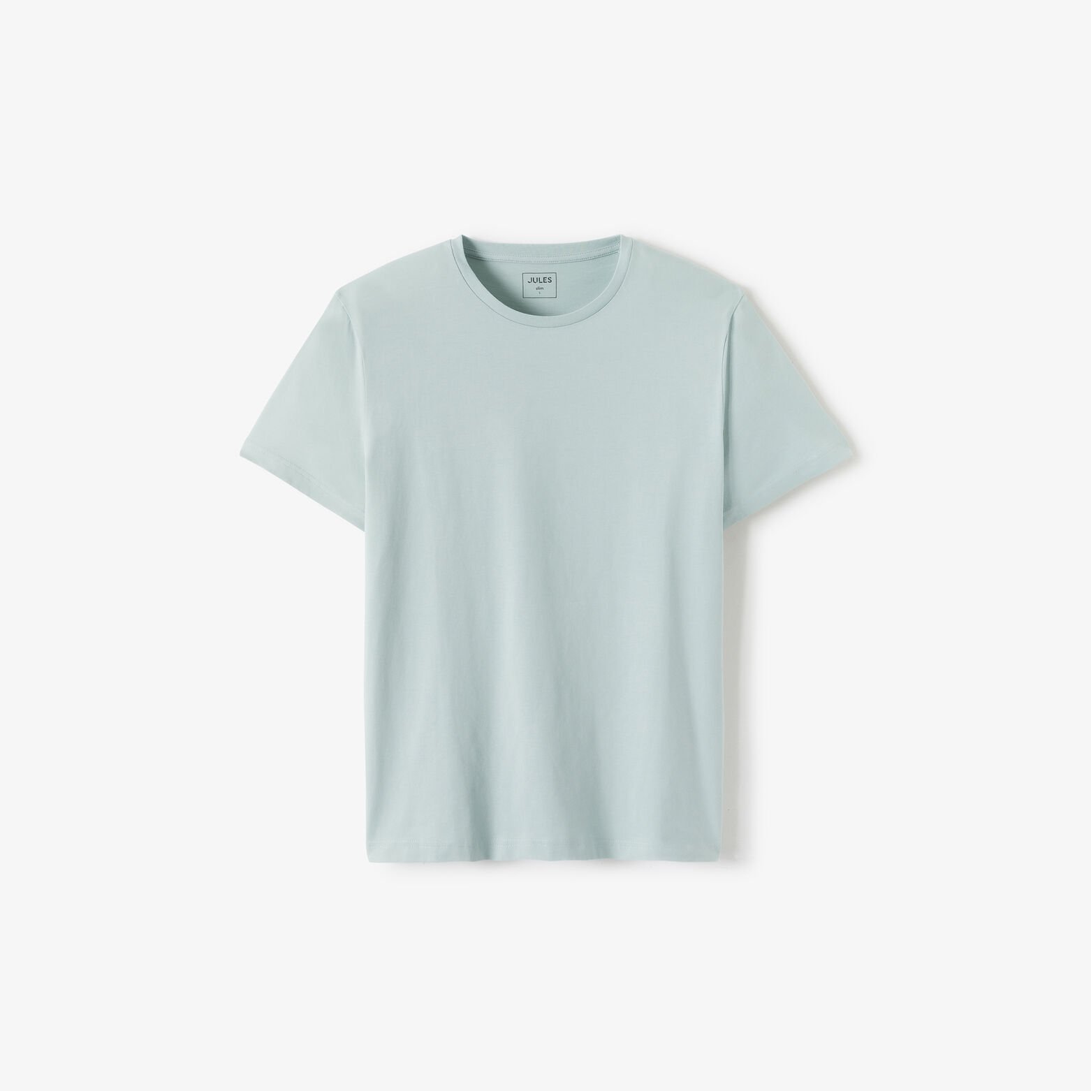 Tee shirt en coton col rond basique