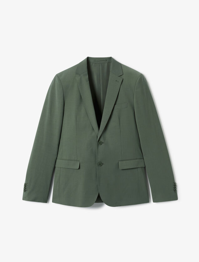 Slim fit kostuumvest in bi-stretchstof