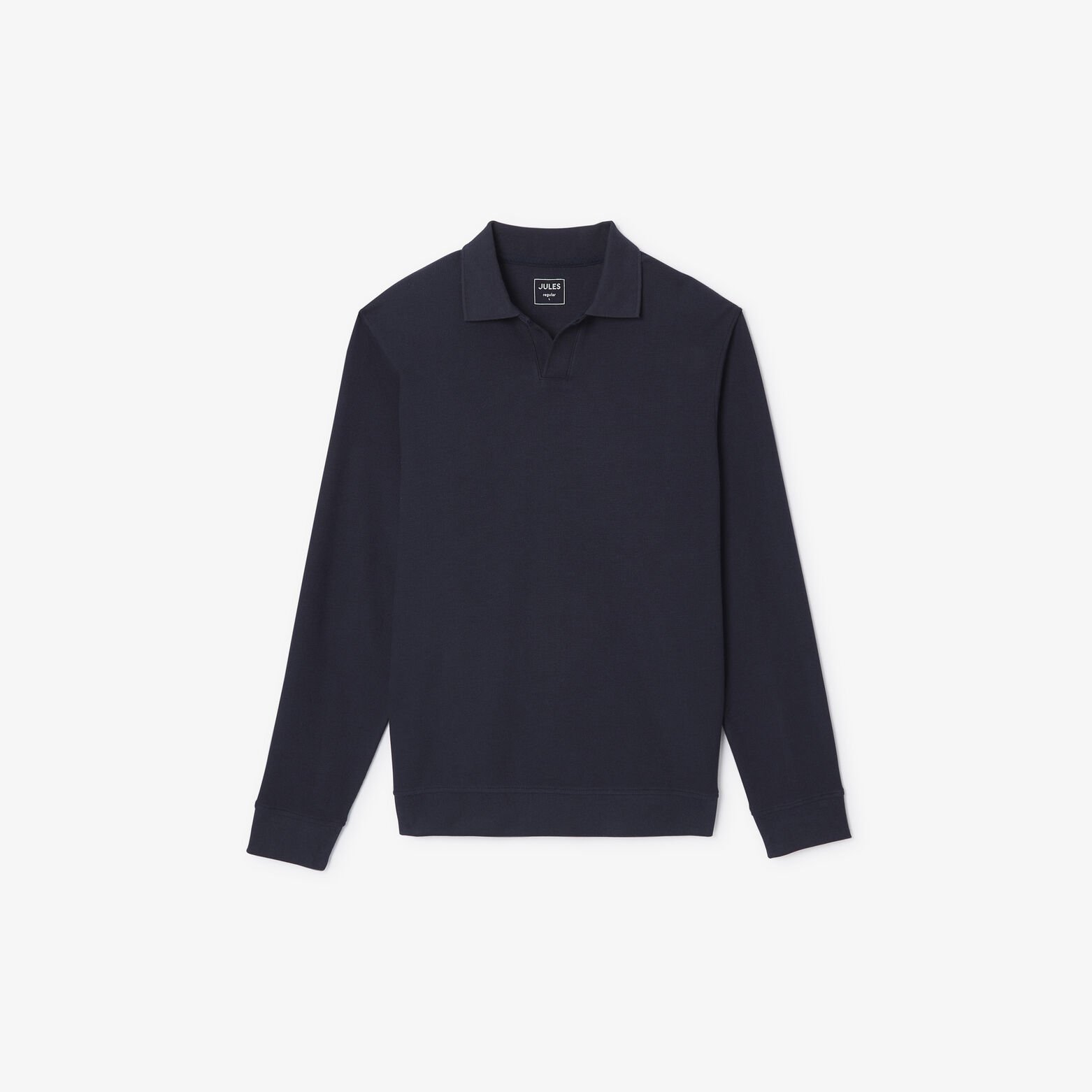 Polo manches longues col resort