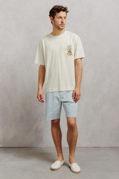 Tee shirt imprim&eacute; devant et dos Japon