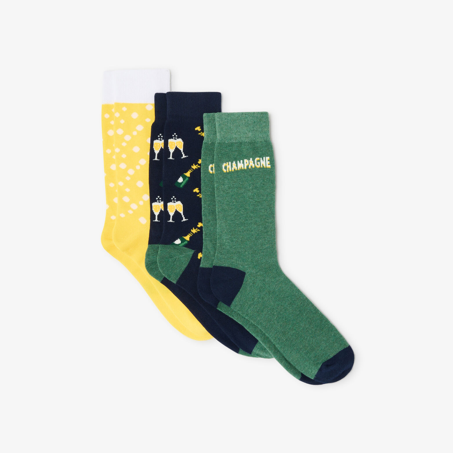 Coffret 3 paires de chaussettes fantaisies