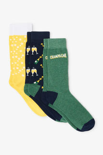 Coffret 3 paires de chaussettes fantaisies