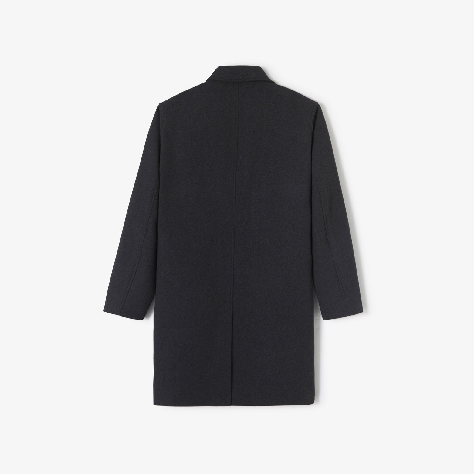 Lange wintermantel met reverskraag