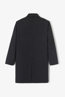 Manteau hiver long col tailleur