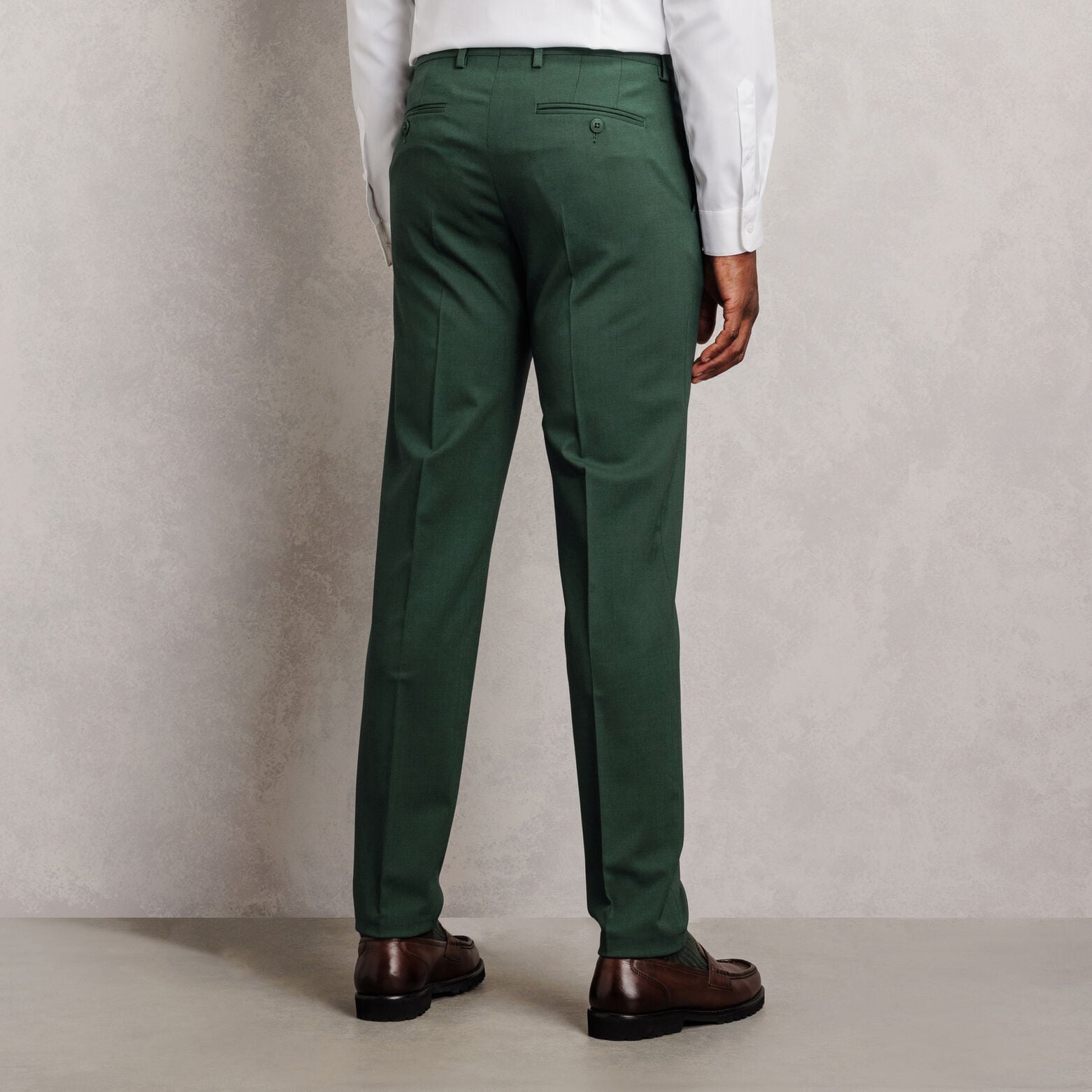 Costume 2 pi&egrave;ces slim bi-stretch - Vert