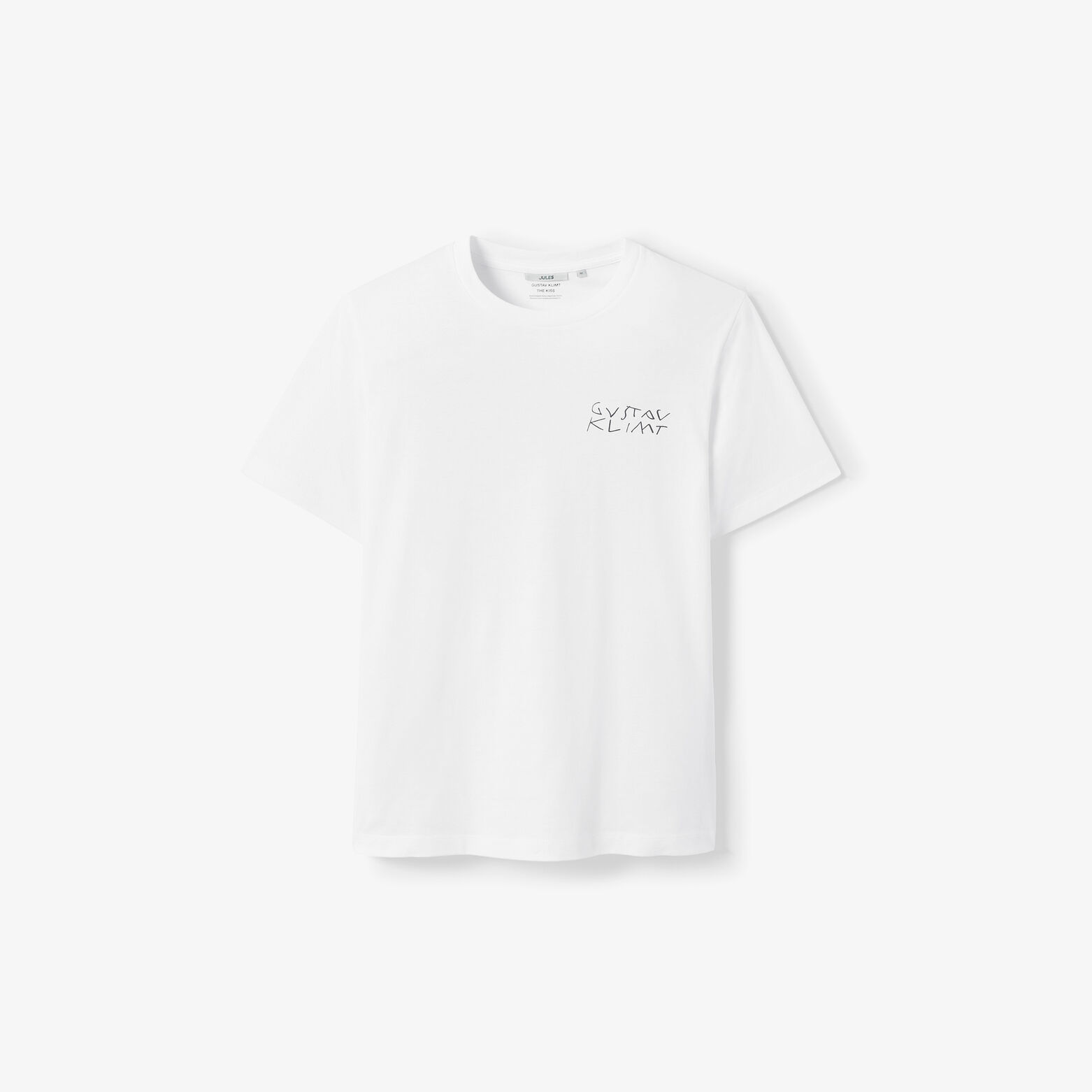T-shirt met voor- en achterprint, licentie Klimt