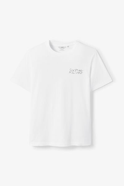T-shirt met voor- en achterprint, licentie Klimt