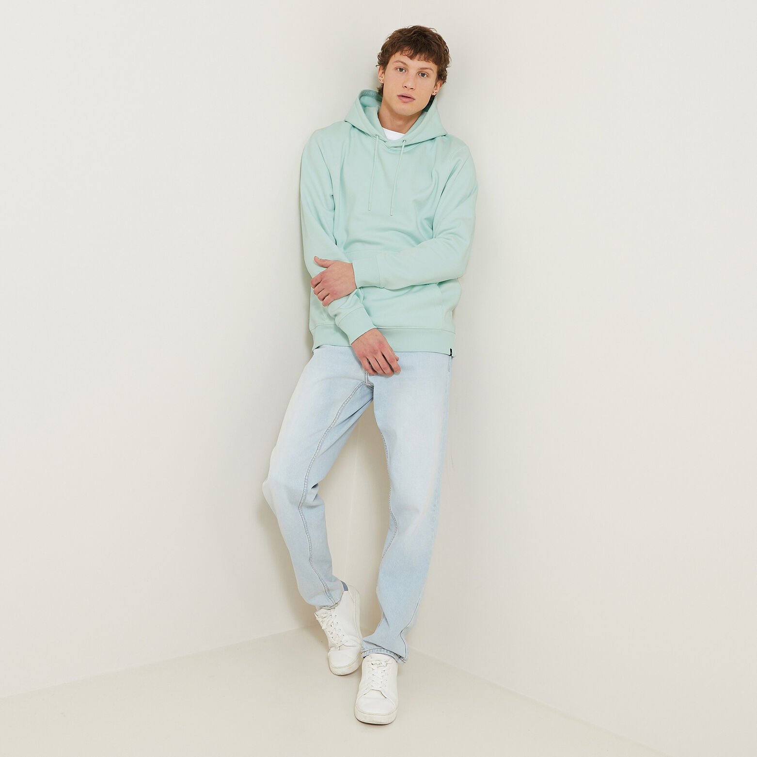 Sweat &agrave; capuche uni