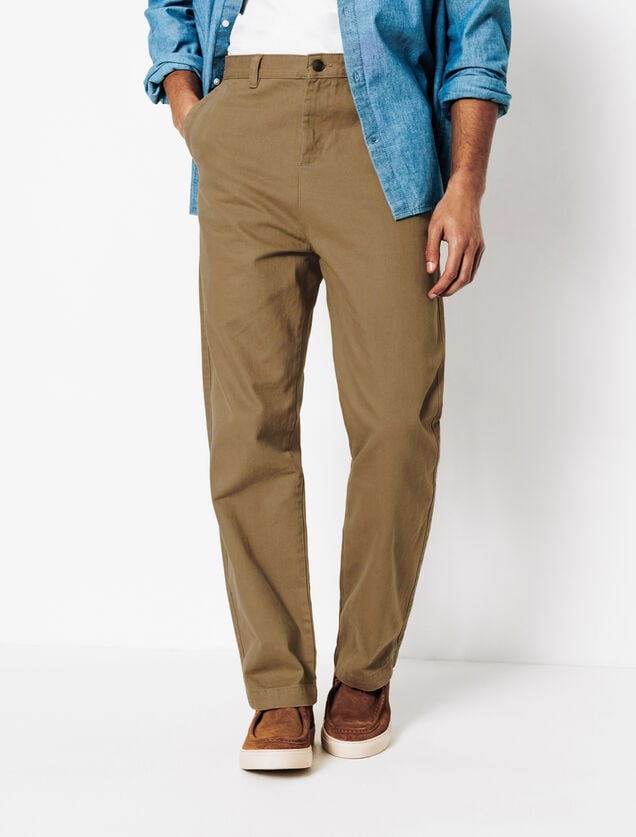 Pantalon chino loose