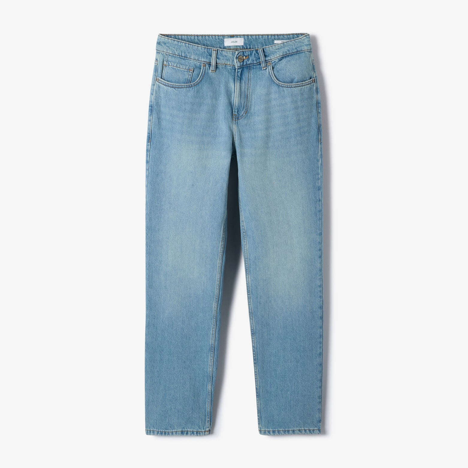 Jean loose RE-JEAN d&eacute;lav&eacute; 100% coton