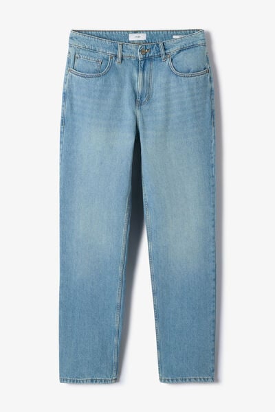 Jean loose RE-JEAN d&eacute;lav&eacute; 100% coton