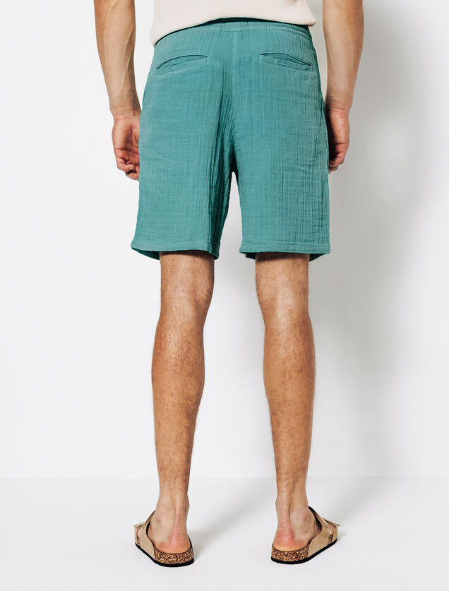 Short en gaze de coton