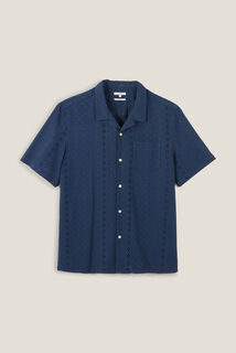 Chemisette en coton broderie anglaise