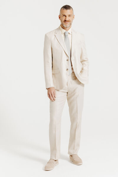 Chemise sans repassage en coton unie slim