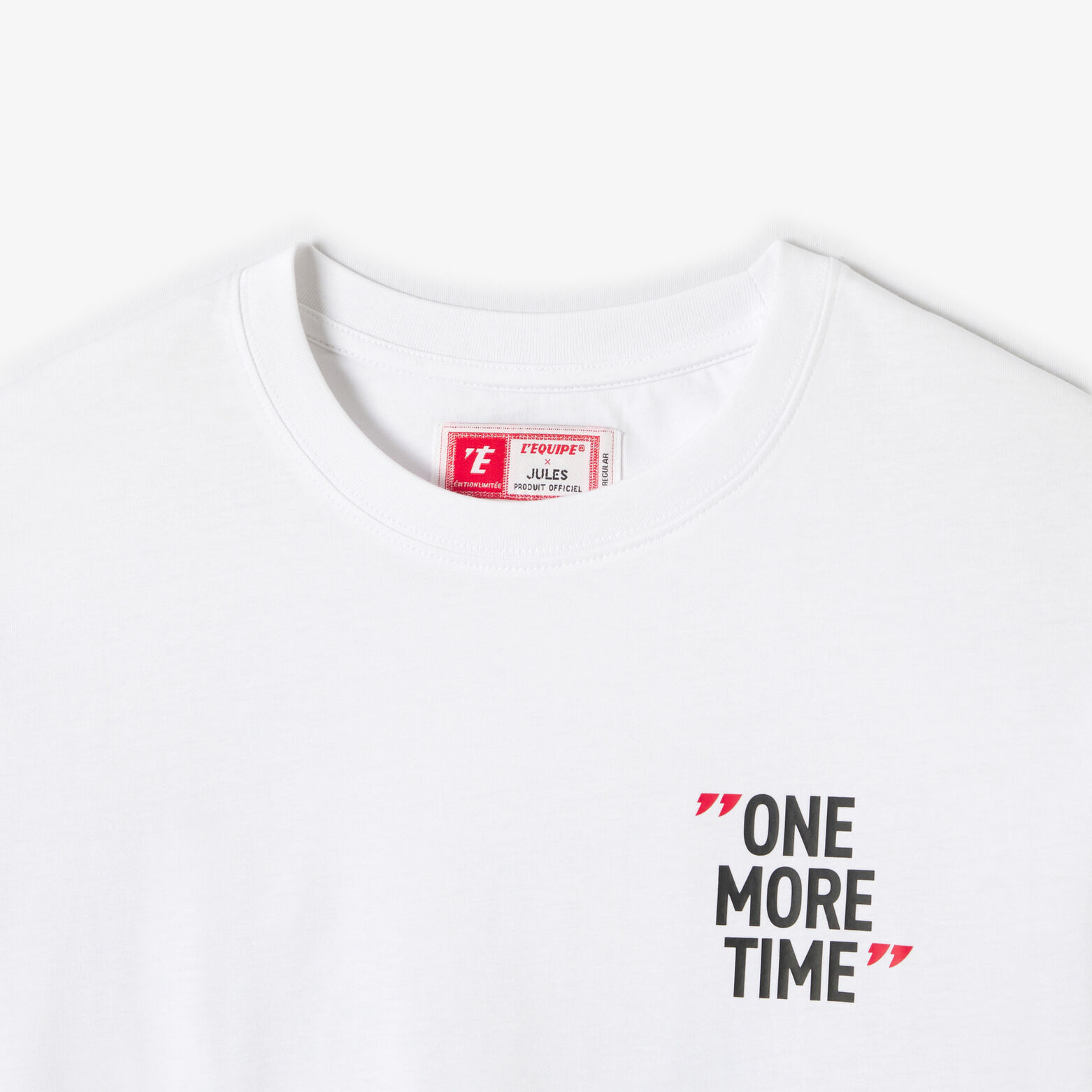 Tee shirt imprim&eacute; dos licence L'&Eacute;quipe