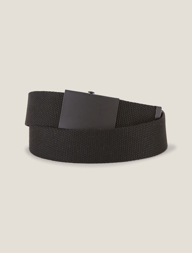 Ceinture sangle avec plaque