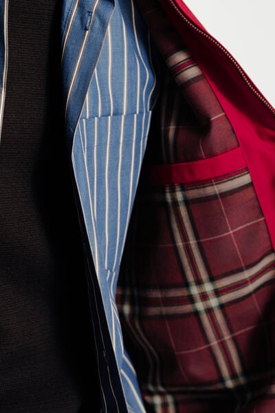 Jack met hemdskraag en rits