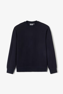 Sweater ronde hals in wafelstructuur