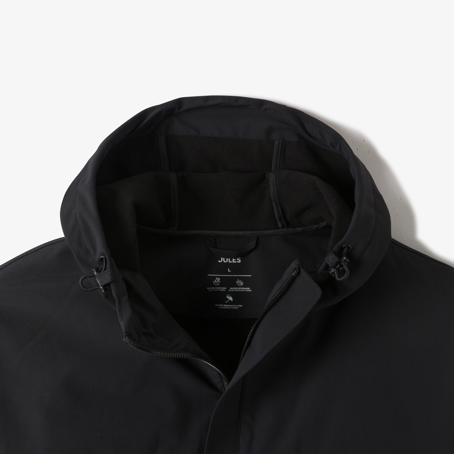Blouson zipp&eacute; &agrave; capuche