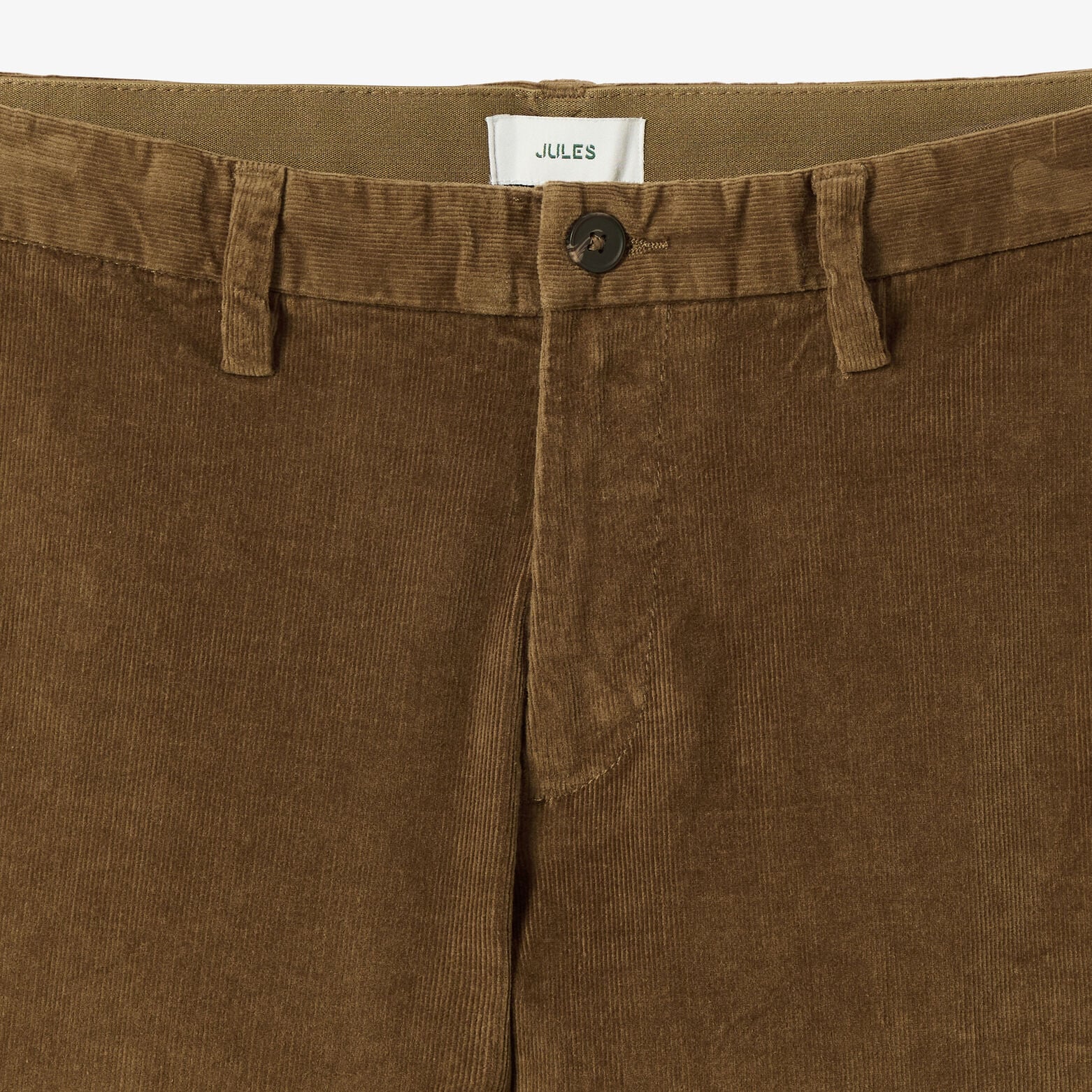 Fluwelen straight chinobroek