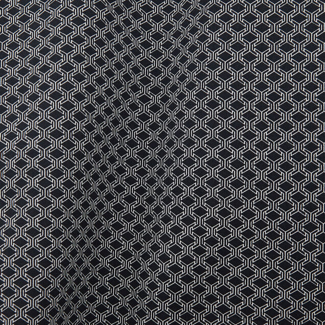 Chemise slim imprimé géométrique coton