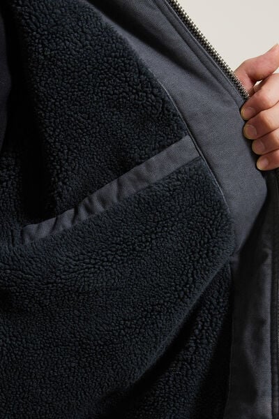 Blouson à capuche en coton