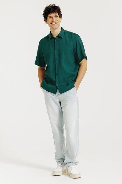 Effen hemdje in katoenlinnen