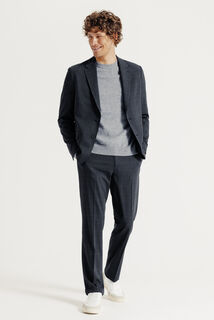 Geruite comfort kostuumvest