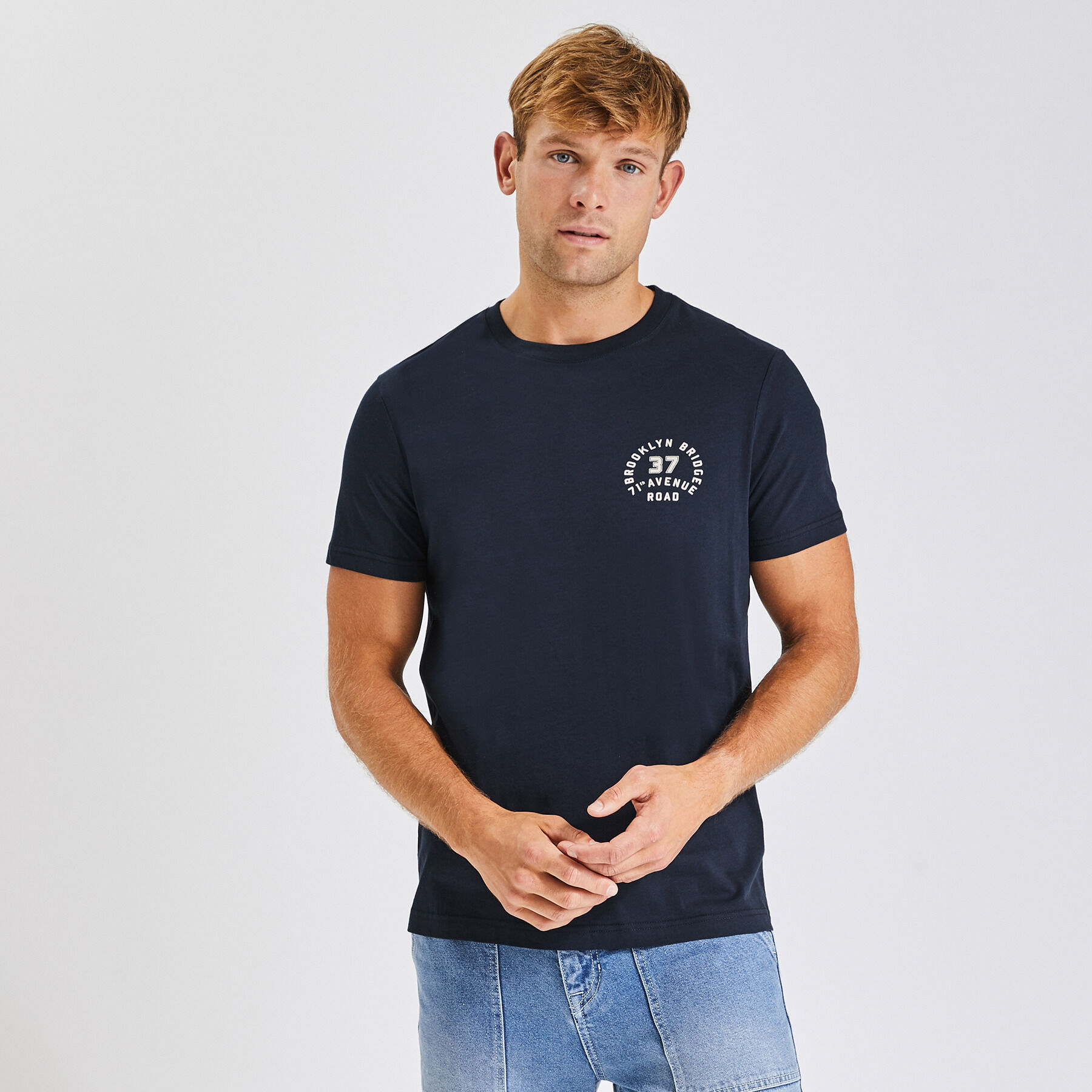 T-shirt à logo imprimé Coton 424 pour homme en coloris Blanc Homme Vêtements T-shirts T-shirts à manches courtes 