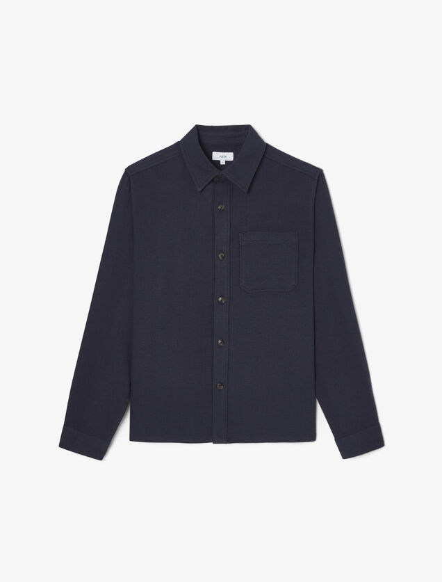 Surchemise en gaze de coton unie