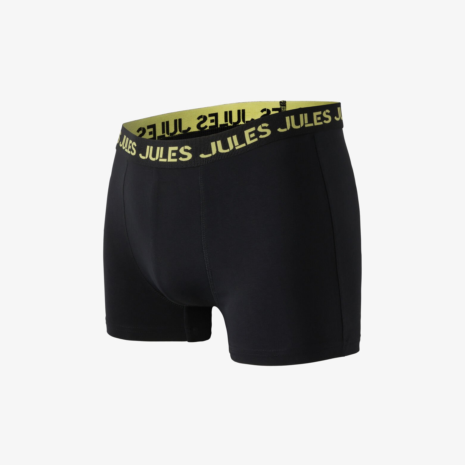 Boxer en coton avec ceinture color&eacute;e