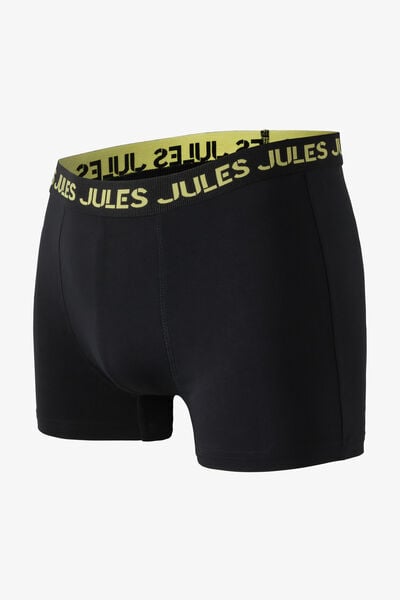 Boxer en coton avec ceinture color&eacute;e