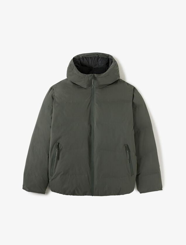 Doudoune zipp&eacute;e &agrave; capuche