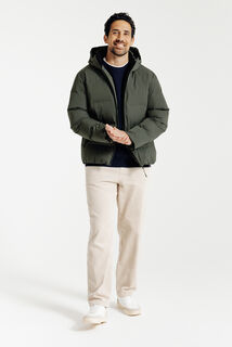 Doudoune zipp&eacute;e &agrave; capuche