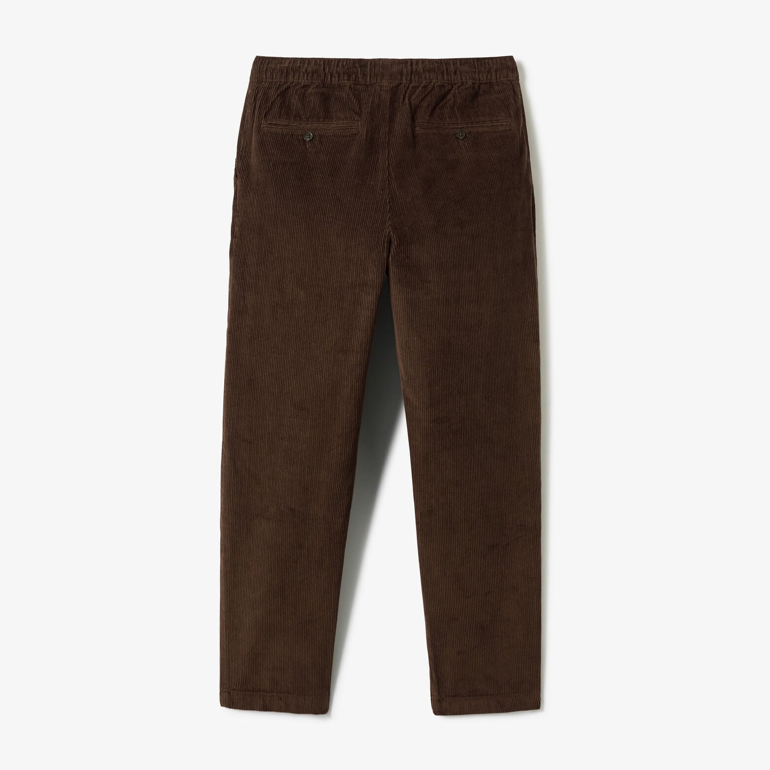 Pantalon tapered taille &eacute;lastiqu&eacute;e en velours