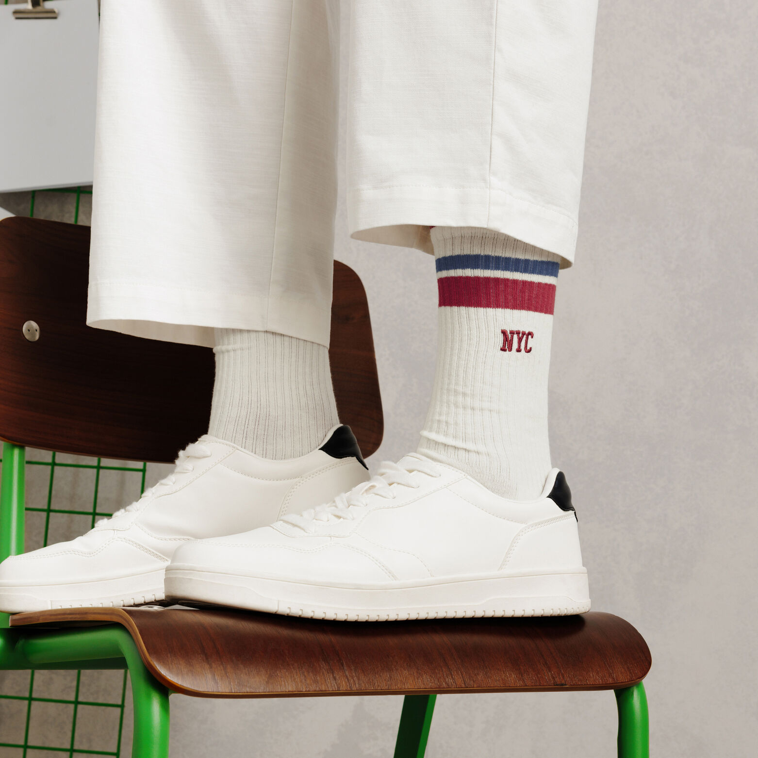 Chaussettes de sport fantaisie NYC