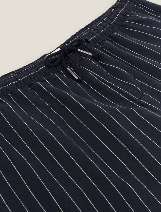 Bermuda &agrave; rayures