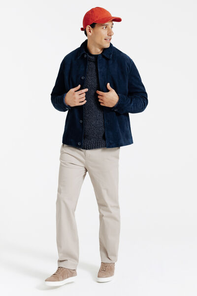 Pull col rond bouclette