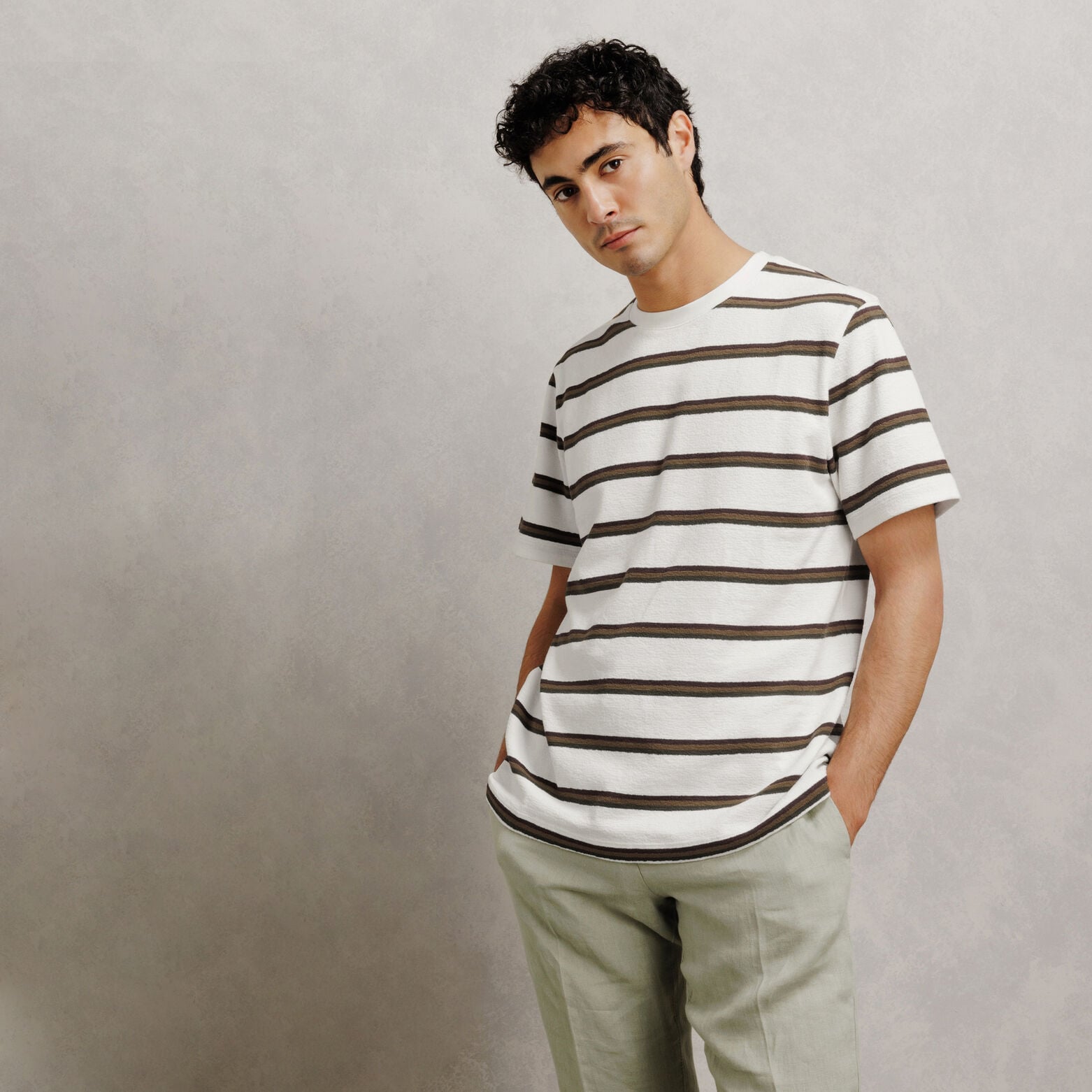 Tee shirt &eacute;ponge ray&eacute;