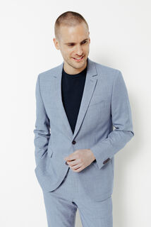 Veste de costume slim bi-ton