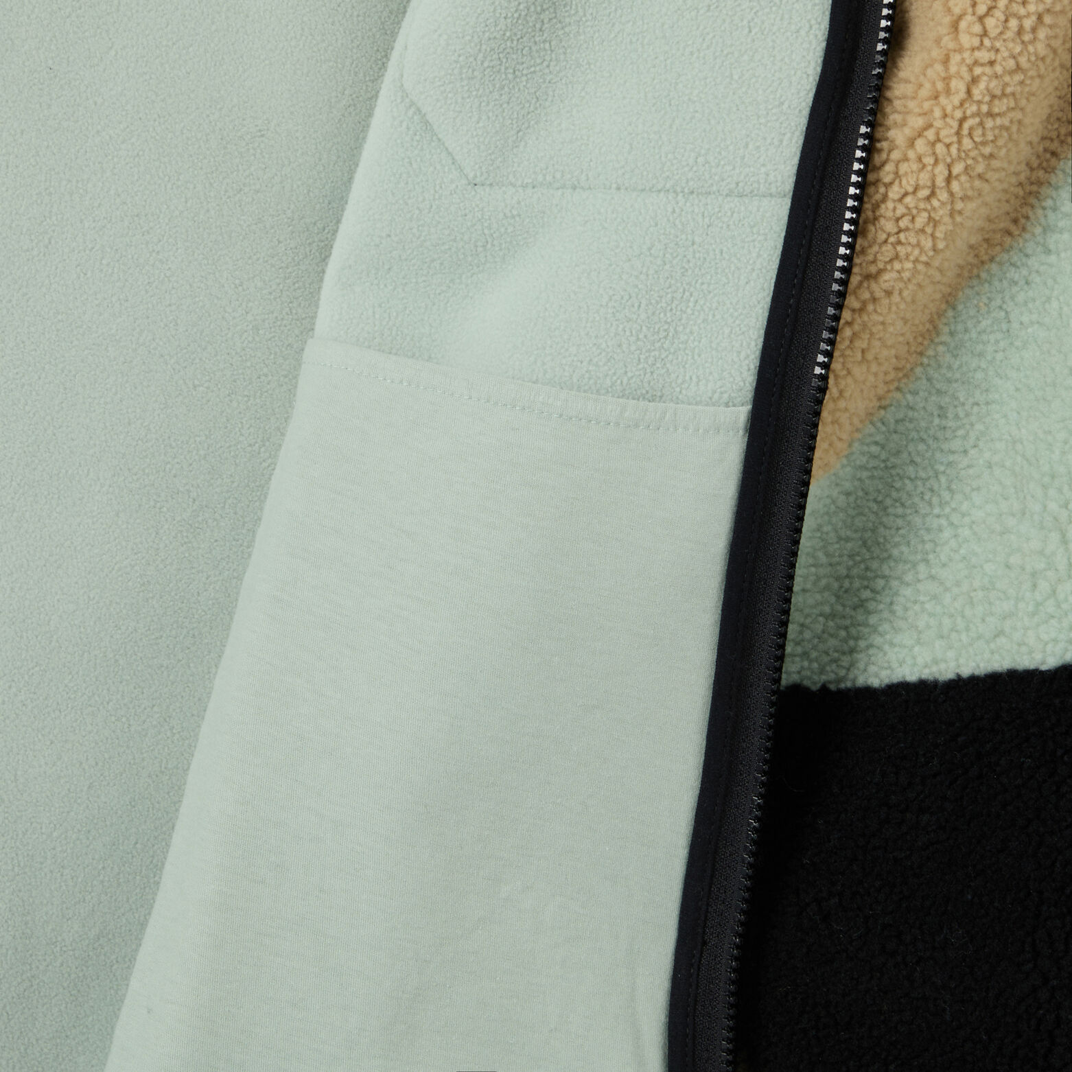 Sweat zipp&eacute; sherpa imprim&eacute;