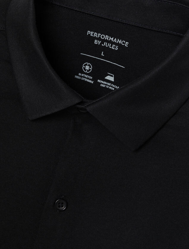 Chemise en maille coton slim