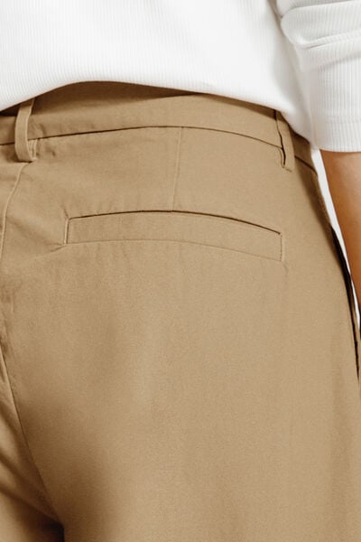 Skate fit broek dubbele plooi met omslag