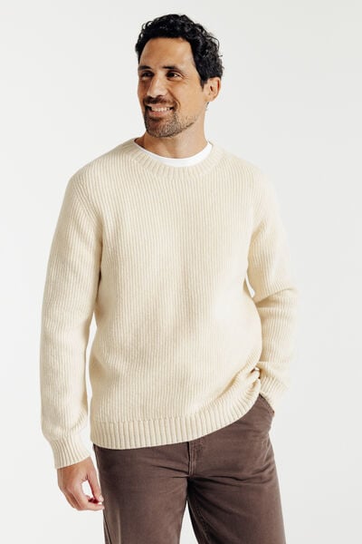 Pull mérinos cachemire Made in France