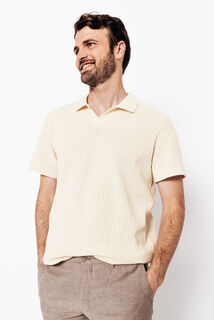 Polo manches courtes rayures verticales