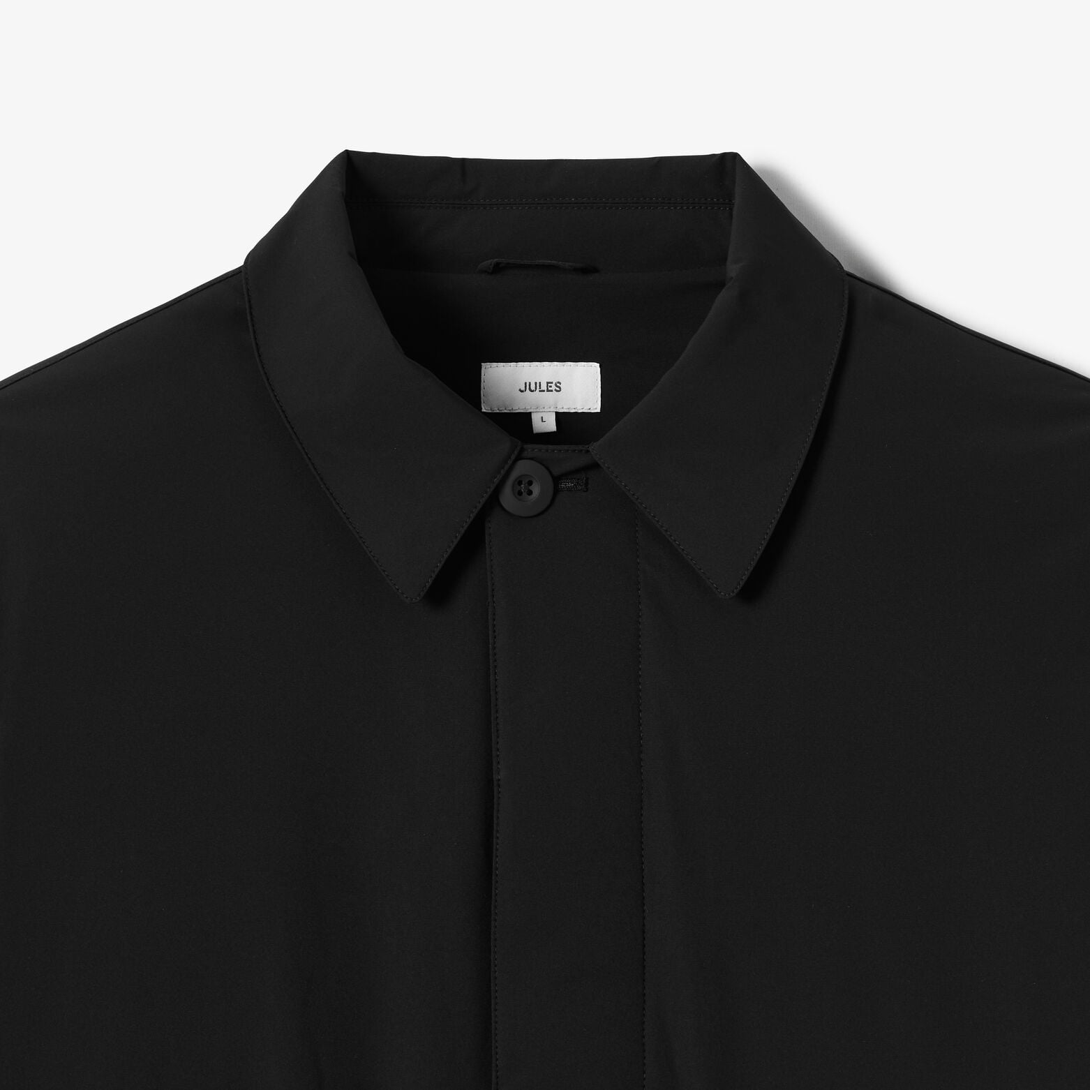 Parka longue col chemise